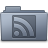 RSS Folder Graphite Icon